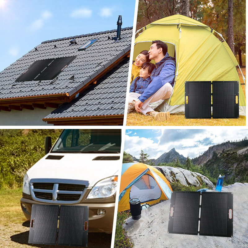 foldable solar panel 100w